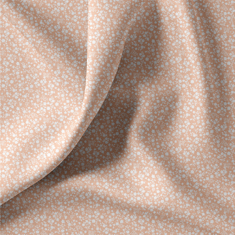 Printed Cotton SUZETTE Pink / White